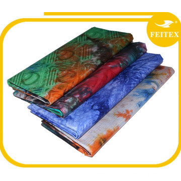 Китай завод Feitex разных цветов Африканский печать ткань Гвинея парчи базен женская одежда для свадьбы